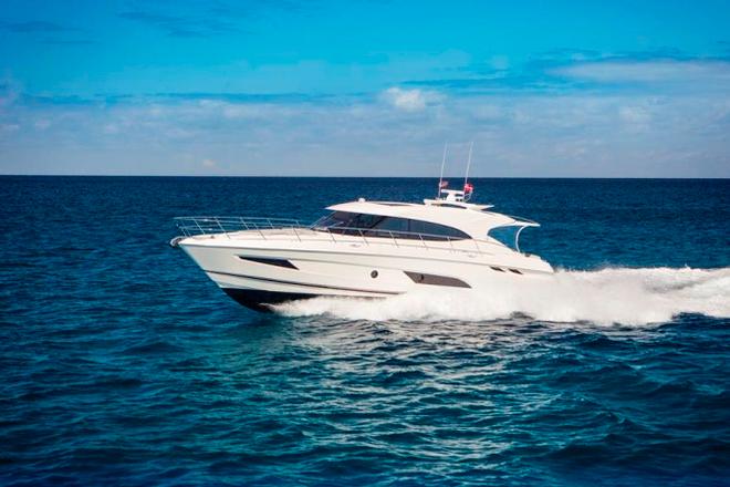 The Spirit of Excellence - the Riviera 5400 Sport Yacht has a stylish profile and superb sea-keeping capabilities © Riviera Australia